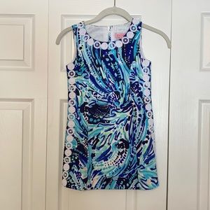 Lilly Pulitzer like new girls shift dress blue
